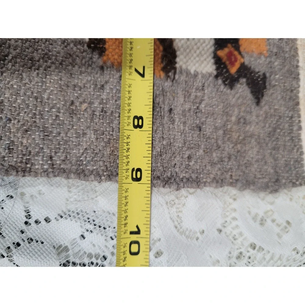Folk Woven Textile Wall Hanging Wool Birds
